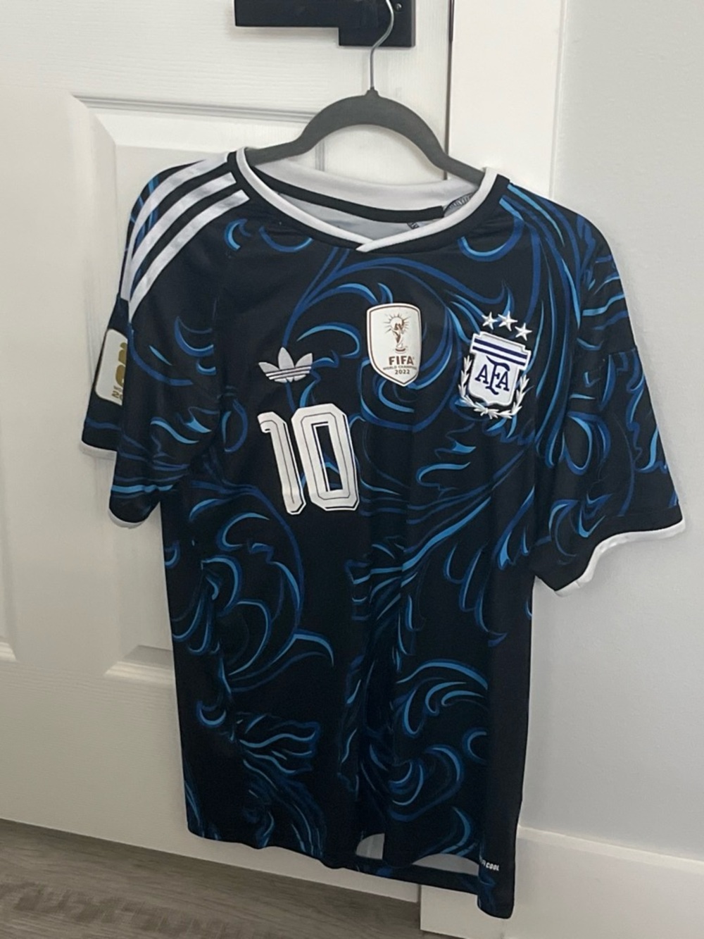 adidas Navy Blue & Light Blue Argentina #10 Soccer Jersey